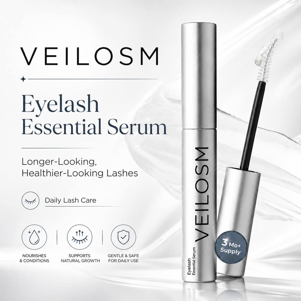 Lash Growth Essence - Safe and Gentle Lash care that makes your lashes thicker and longer within two weeks