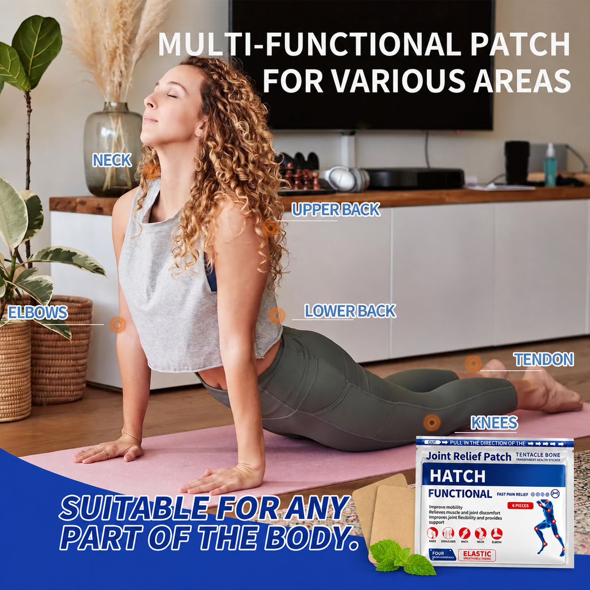 🔥 Flash Sale: Deep Joint Relief Patch – Soothe Stiff, Aching Knees, Back & Shoulders